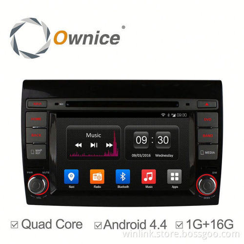 Ownice car multimedia player for Fiat Bravo 2007-2014 with mp3 player gps audio rds bluetooth multimedia car radio DAB
